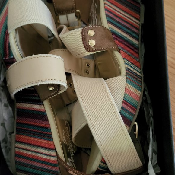 New Kenneth Cole Wedge Sandals - Picture 4 of 5